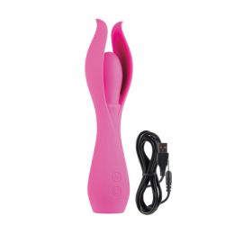 Вибратор С Лепестками Малый Lust by JOPEN L5 Перезаряжаемый, Розовый, фото 