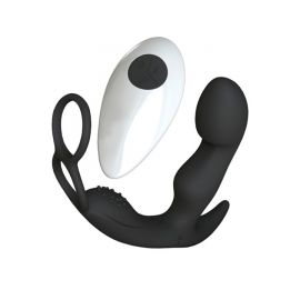 Массажёр простаты с пультом ДУ Taurus чёрный (Infinite Men), фото 