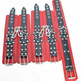 Набор Аксессуаров Из Кожи BDSM Арсенал, фото 