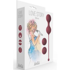 Набор вагинальных шариков Love Story Diva Wine Red, фото 