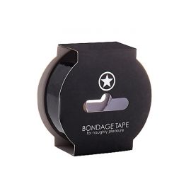 Скотч-лента Для Бондажа Non Sticky Bondage Tape - 17,5 метров, Черная, фото 