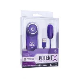 Виброяйцо NMC с пультом управления, 10 режимов вибрации, фиолетовое, 5 см - виброяичко (виброяйцо для секса), фото 