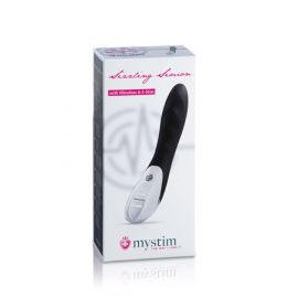 Вибратор с электростимуляцией Sizzling Simon рельефный черный - аксессуары: вибраторы с электростимуляцией, фото 