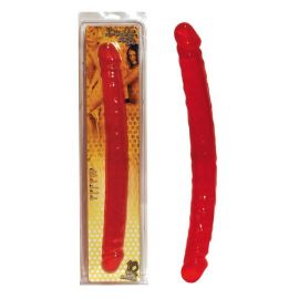 Двухстороннй фаллоимитатор Dream Toys TPR, розовый, 45,7 см, фото 