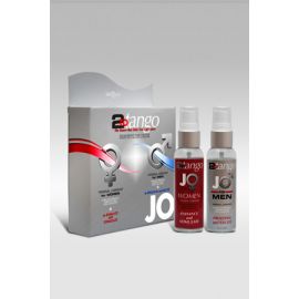 Набор возбуждающих лубрикантов для мужчин и женщин JO 2-To-Tango 2х60 мл, фото 