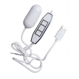 Виброяйцо NMC Powerful X, 5 режимов вибрации с 5 уровнями мощности, белое, 5 см - виброяичко (виброяйцо для секса), фото 