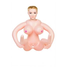 Кукла надувная Liliana с реалистичной головой, с двумя отверстиями,, фото 