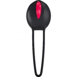 Вагинальные Шарики Fun Factory Smartballs Uno, Черно-Малиновые, фото 