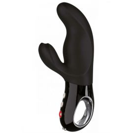 Вибратор с клиторальным стимулятором Fun Factory MiSS BI черный, фото 