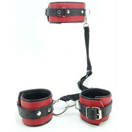 Фиксатор BDSM Арсенал, Красно-Черный, фото 
