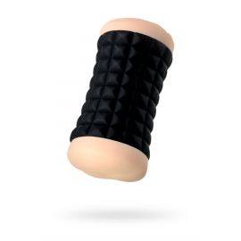 Мастурбатор двусторонний JOS JANICE, TPR, телесный, 14,5 см, фото 