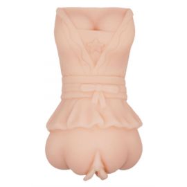 Мастурбатор с вибрацией и с эффектом смазки реалистичный для секса (с вибрацией), фото 