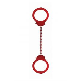Наручники Shotsmedia Pleasure Legcuffs, Красные, фото 