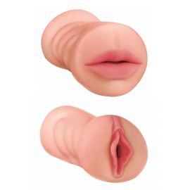 Мастурбатор двойной Satisfaction Morning Angel реалистичный для секса (с вибрацией), фото 