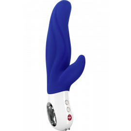 Вибратор с клиторальным стимулятором Fun Factory LEDY BI синий - вибратор, фото 