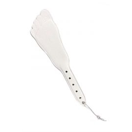 Хлопалка-ступня Sitabella BDSM, Белая, фото 