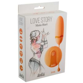 Виброяйцо Love Story Mata Hari на пульте управления orange 1800-01Lola - виброяичко (виброяйцо для секса), фото 