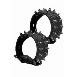 Браслеты OUCH! Skulls And Bones Black Spikes, фото 