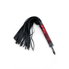 Флоггер TOYFA Marcus С Кружевной Ручкой, 38 см, Красный, фото 