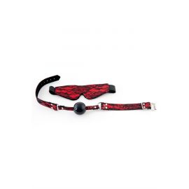 Набор Кружевной TOYFA Marcus, Красный (Маска И Кляп), фото 