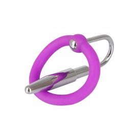 Уретральный плаг с силиконовым кольцом для пениса You2Toys 4,5 см, фото 