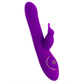Ротатор с клиторальным стимулятором JOS YUM, фиолетовый, 21 см. (аксессуары	- ротатор), фото 