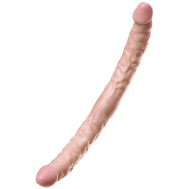 Фаллоимитатор Двусторонний TOYFA RealStick Nude Реалистичный, PVC, Телесный, 42.5 см, фото 