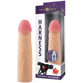 Harness трусики с насадкой из киберкожи №67, фото 