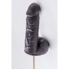 Карамель На Палочке "Мега Мистер", Черная, 140 г, фото 