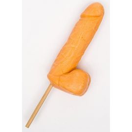 Карамель На Палочке "Мега Мистер", Оранжевая, 140 г, фото 