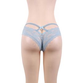 Трусики Кружевные Голубые LOVEBUTIK XS-S, фото 