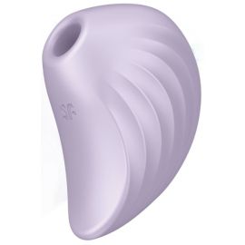 Вакуумный стимулятор с вибрацией Satisfyer Pearl Diver Violet, фото 