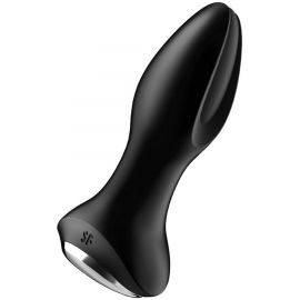 Анальный Вибростимулятор Satisfyer Rotator Plug 1 Connect App, Черный, фото 