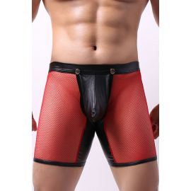Трусы Мужские LOVEBUTIK Красная Сетка XS, фото 