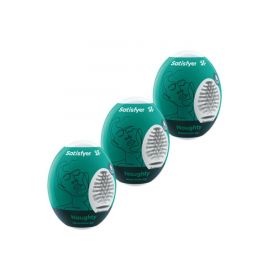 Мини-мастурбатор Satisfyer Masturbator Eggs (set of 3) Naughty нереалистичный, фото 