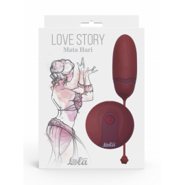Виброяйцо Love Story Mata Hari на пульте управления Wine Red 1800-03Lola - виброяичко (виброяйцо для секса), фото 