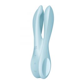 Вибратор Satisfyer Threesome 1 Light Blue - вагинальный вибромассажер, фото 