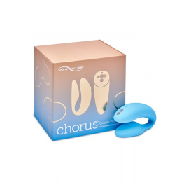 Вибратор для пар на дистанционном управлении We-Vibe Chorus, Aqua (стимуляция - вибромассажер), фото 