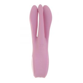 Вибратор Satisfyer Threesome 1 Pink - вагинальный вибромассажер, фото 