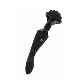 Вибратор двухсторонний Shiatsu с функцией "мгновенный оргазм", фото 