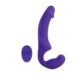 Вибрострапон безремневой с пультом, фиолетовый, фото 