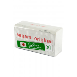 Презервативы Sagami Original 0.02 Ультратонкие PUR 12 шт, фото 