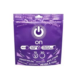 Презервативы ON Super Thin 15 шт Супертонкие (54 мм), фото 