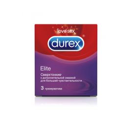 Презервативы Durex №3 Elite сверхтонкие, фото 