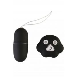 Виброяйцо с пультом управления черное - виброяичко (виброяйцо для секса), фото 