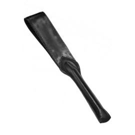 Шлепалка Из Натуральной Кожи LOVEBUTIK С Атласом, Черная, фото 