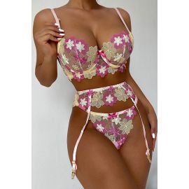 Комплект JSY Bra+Panties 3059-White XL, фото 