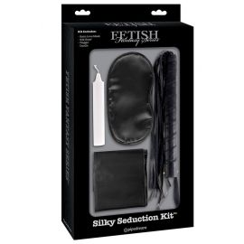 Набор Для Интимных Удовольствий Fetish Fantasy Limited Edition Silky Seduction Kit, Черный, фото 