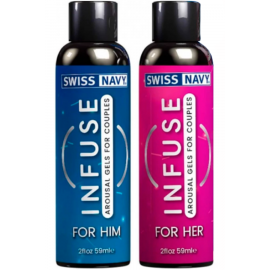 Лубриканты возбуждающие для пар INFUSE Arousal Gels for Couples 2х59 мл, фото 