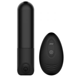 Мини-вибратор С Пультом Rick, Черный, фото 